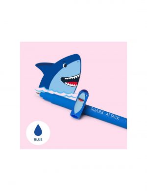ERASABLE GEL PEN - SHARK - BLUE